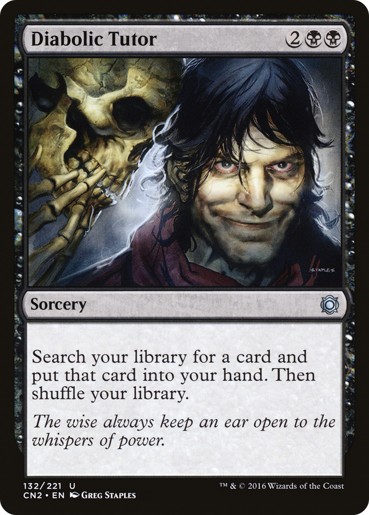 Diabolic Tutor [Conspiracy: Take the Crown]-1