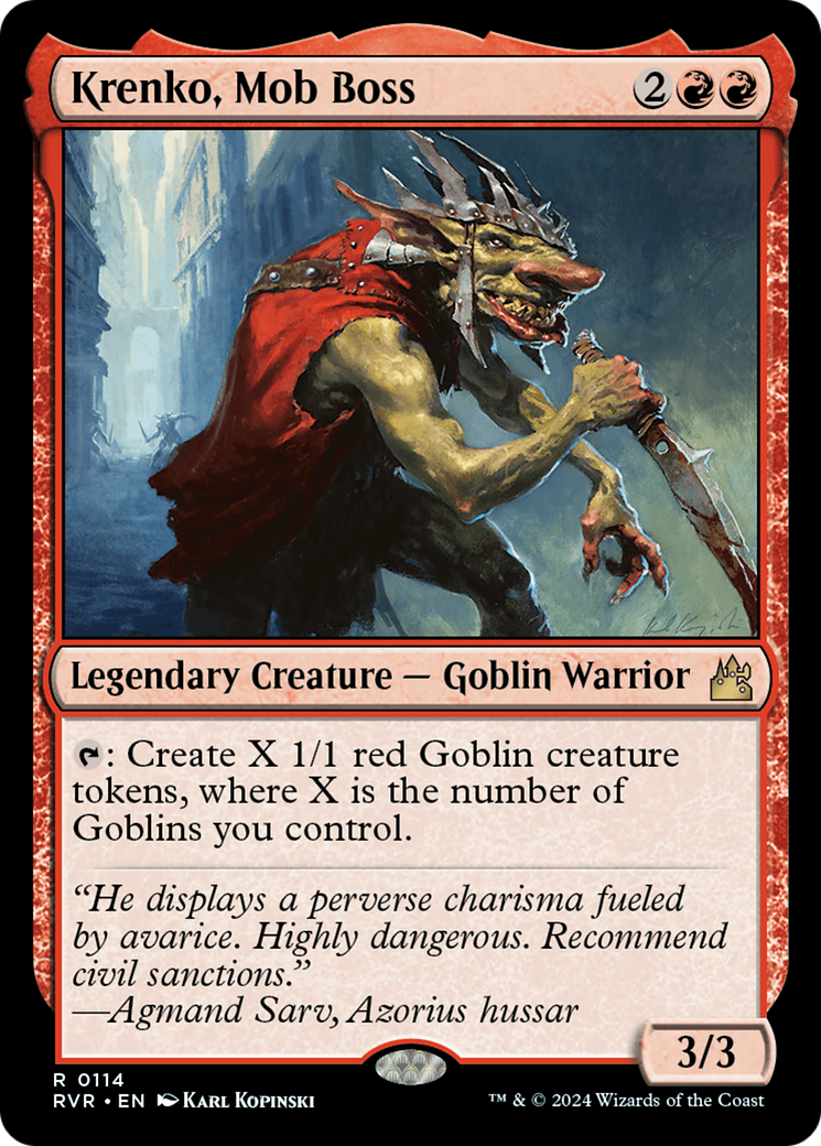 Krenko, Mob Boss [Ravnica Remastered]-1