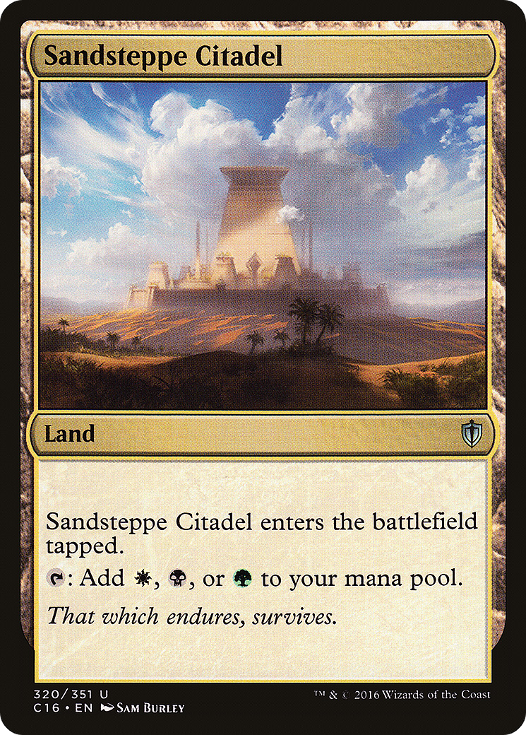 Sandsteppe Citadel [Commander 2016]-1