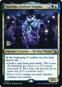 Vannifar, Evolved Enigma (PRE-241) - Murders at Karlov Manor Promos Foil-1
