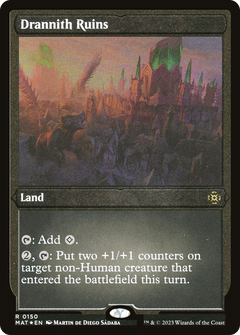 Drannith Ruins (MAT-150) - March of the Machine: The Aftermath Etched Foil-1