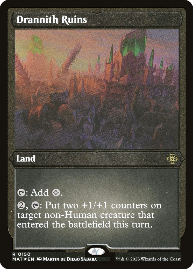 Drannith Ruins (MAT-150) - March of the Machine: The Aftermath Etched Foil-1