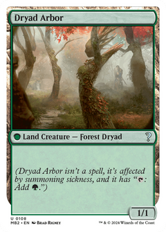 Dryad Arbor (White Border) [Mystery Booster 2]-1