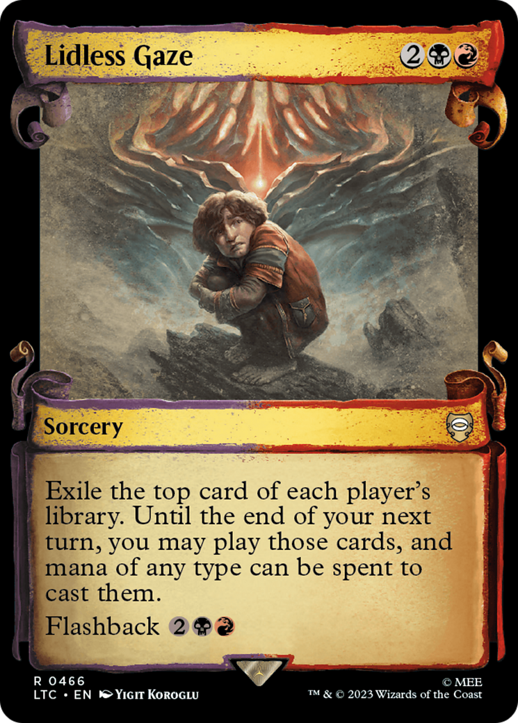 Lidless Gaze [The Lord of the Rings: Tales of Middle-Earth Commander Showcase Scrolls]-1