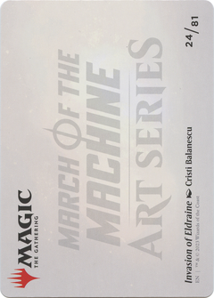 Invasion of Eldraine // Invasion of Eldraine (AMOM-024) - March of the Machine Art Series (Borderless) Foil-2