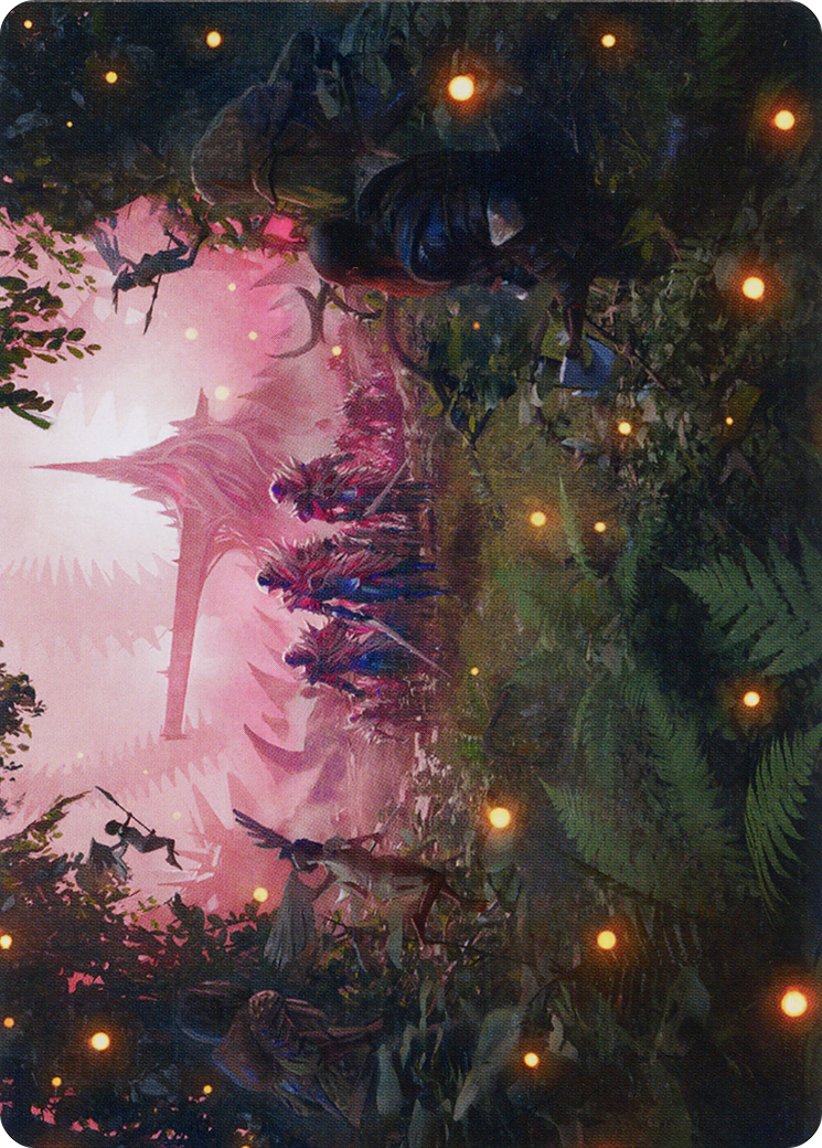 Invasion of Eldraine // Invasion of Eldraine (AMOM-024) - March of the Machine Art Series (Borderless)-3