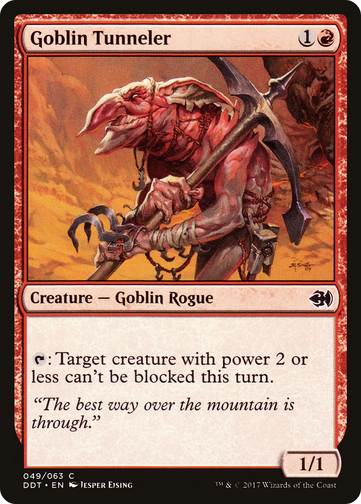 Goblin Tunneler [Duel Decks: Merfolk vs. Goblins]-1