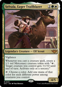 Selvala, Eager Trailblazer [Outlaws of Thunder Junction]-1