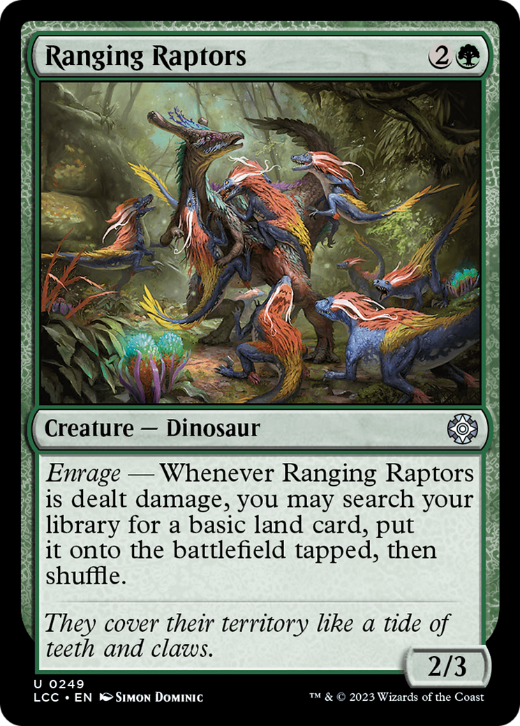 Ranging Raptors [The Lost Caverns of Ixalan Commander]-1