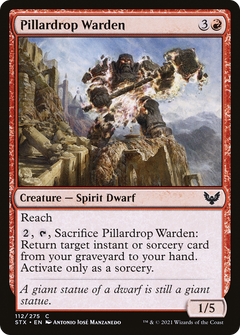 Pillardrop Warden [Strixhaven: School of Mages]-1