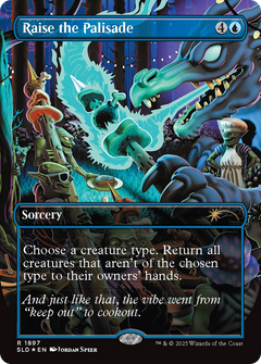 Raise the Palisade (Double Rainbow Foil) [Secret Lair Drop Series]-1
