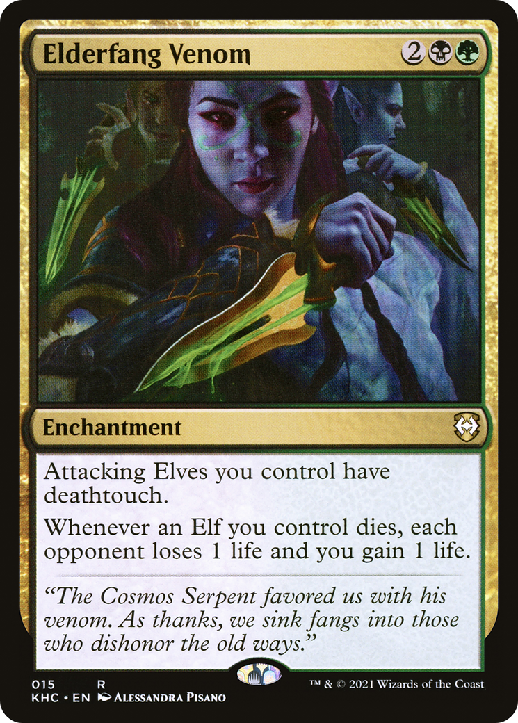 Elderfang Venom [Kaldheim Commander]-1