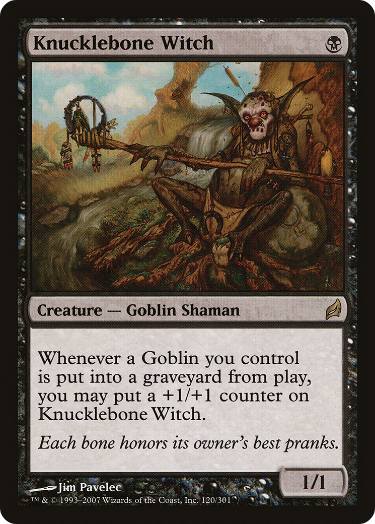 Knucklebone Witch [Lorwyn]-1
