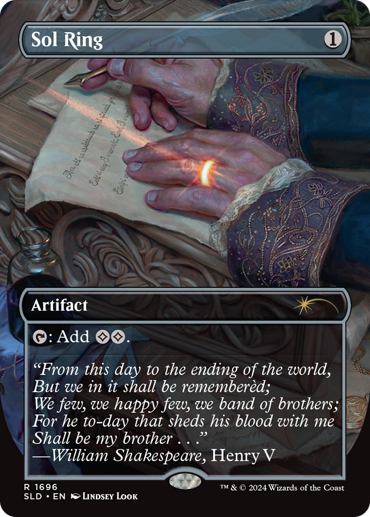 Sol Ring (1696) [Secret Lair: Sheldon's Spellbook]-1