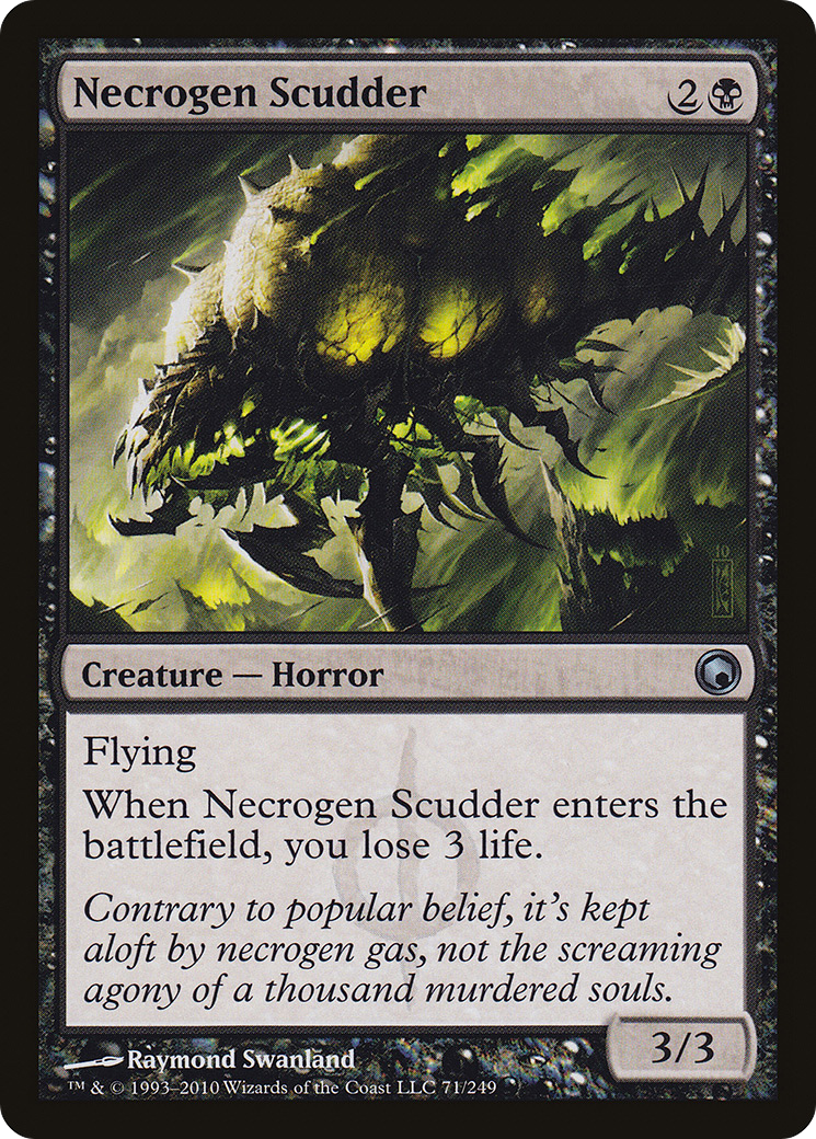 Necrogen Scudder [Scars of Mirrodin]-1