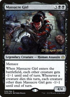 Massacre Girl [War of the Spark Prerelease Promos]-1