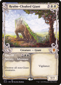 Realm-Cloaked Giant // Cast Off (Showcase) [Throne of Eldraine]-1