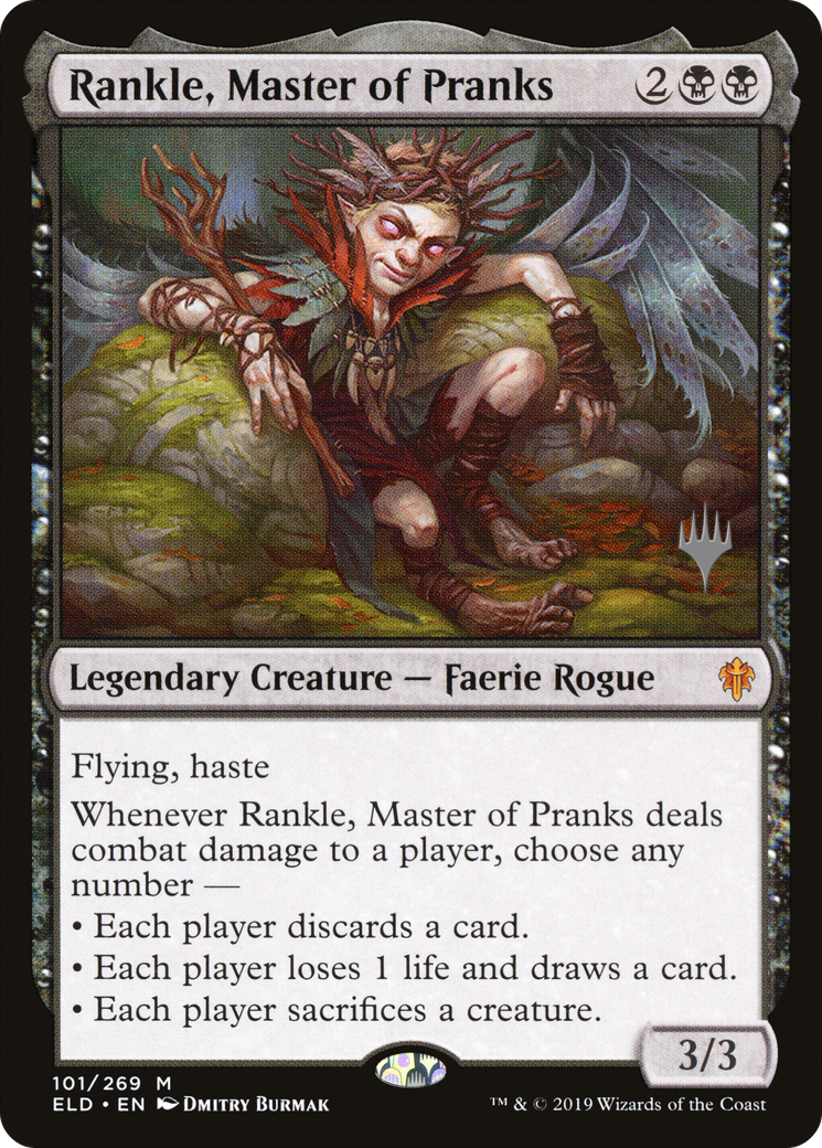 Rankle, Master of Pranks (Promo Pack) [Throne of Eldraine Promos]-1