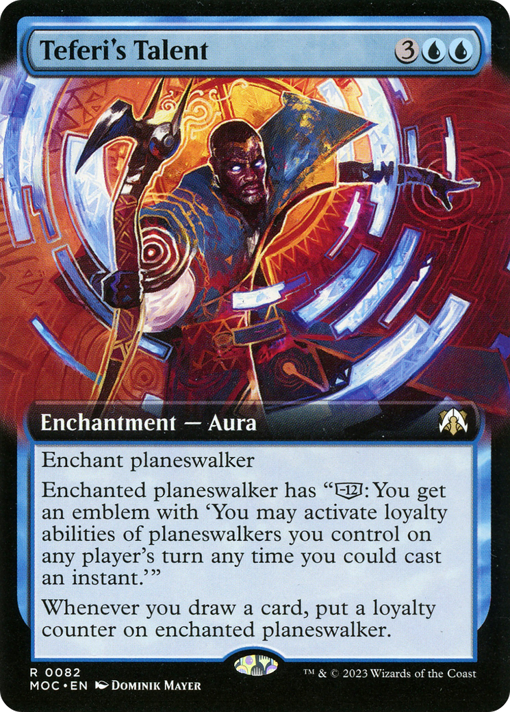 Teferi's Talent (Extended Art) [March of the Machine Commander]-1