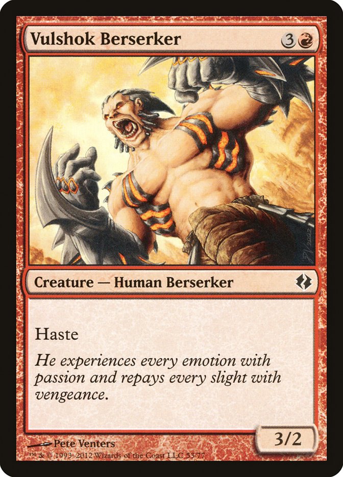 Vulshok Berserker [Duel Decks: Venser vs. Koth]-1