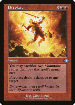 Fireblast (Retro) [Dominaria Remastered]-1