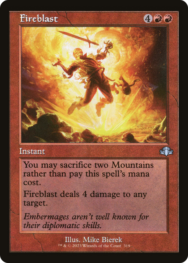 Fireblast (Retro) [Dominaria Remastered]-1