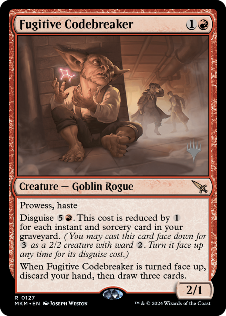 Fugitive Codebreaker (Promo Pack) [Murders at Karlov Manor Promos]-1