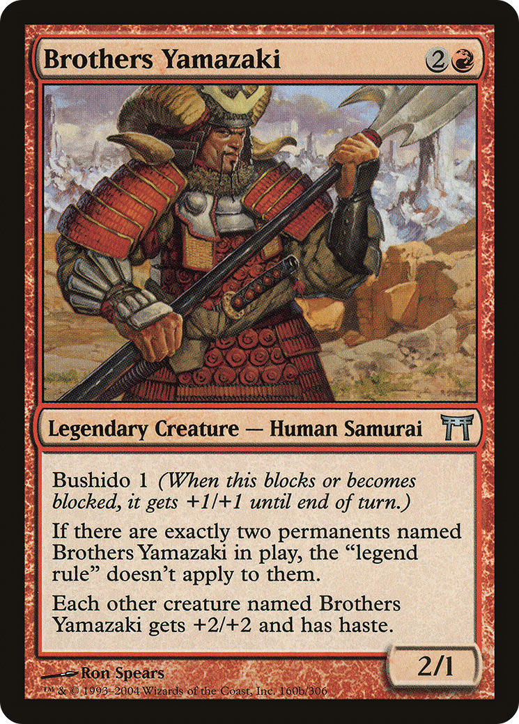 Brothers Yamazaki (160b/306) [Champions of Kamigawa]-1