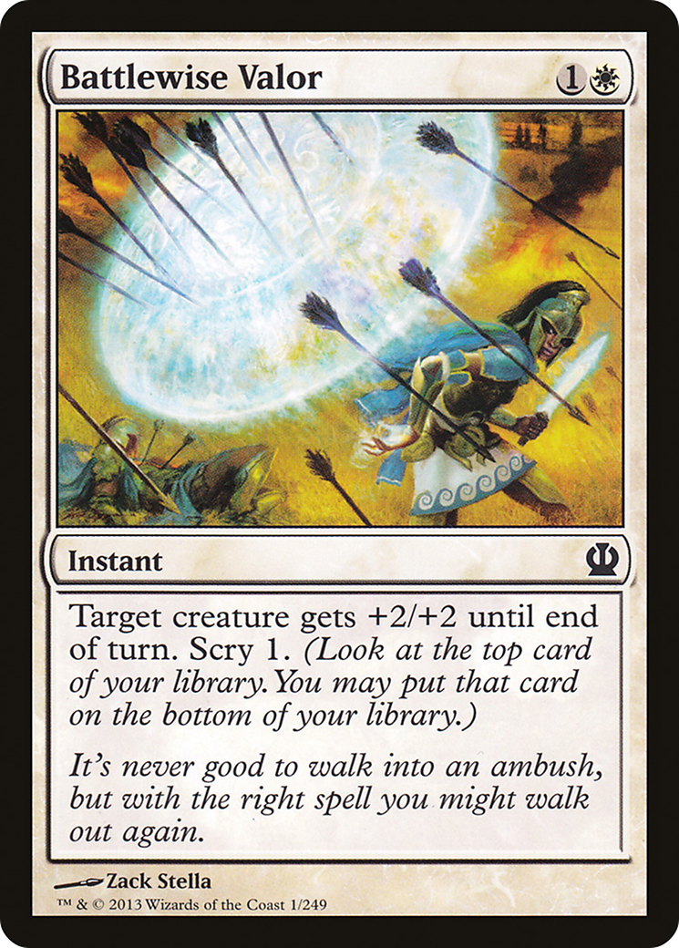 Battlewise Valor [Theros]-1