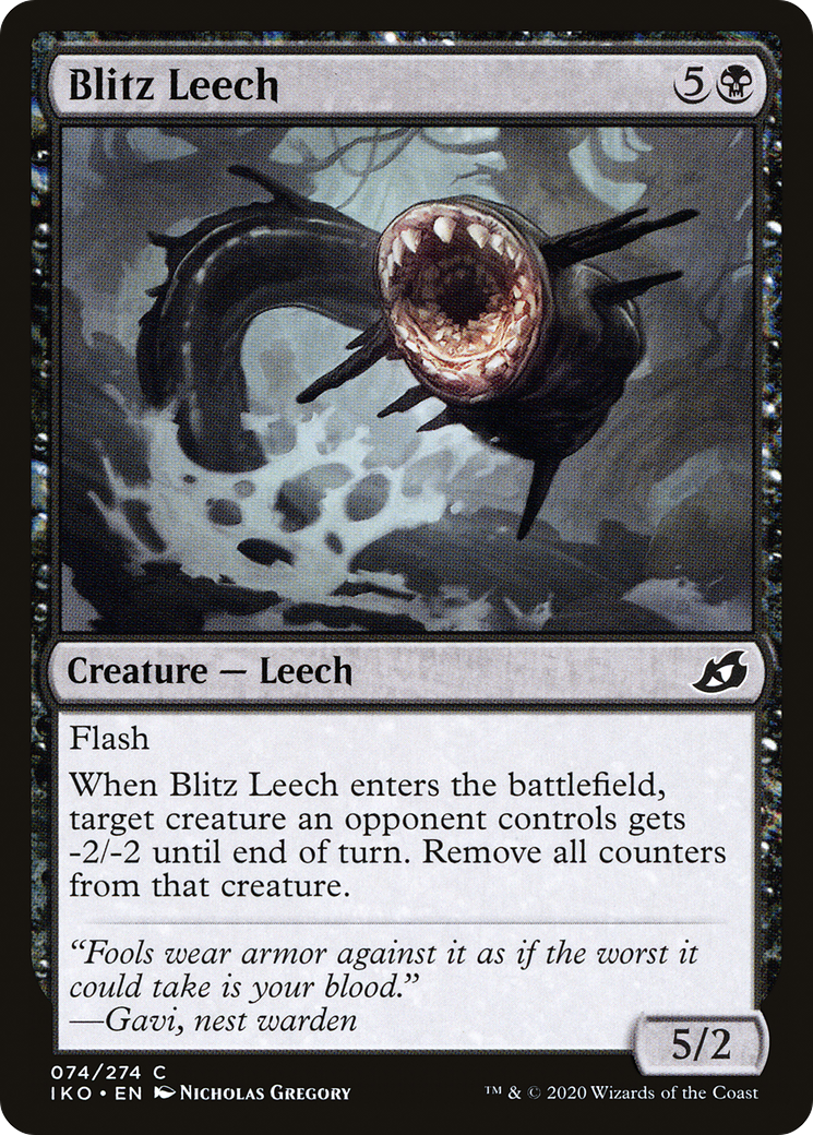 Blitz Leech [Ikoria: Lair of Behemoths]-1