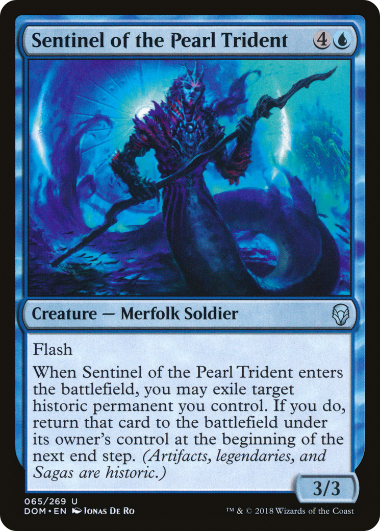 Sentinel of the Pearl Trident [Dominaria]-1
