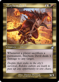 Mayhem Devil (Retro Frame) [Ravnica Remastered]-1
