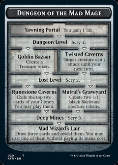 Dungeon of the Mad Mage // Goblin Double-Sided Token [Dungeons & Dragons: Adventures in the Forgotten Realms Tokens]-1