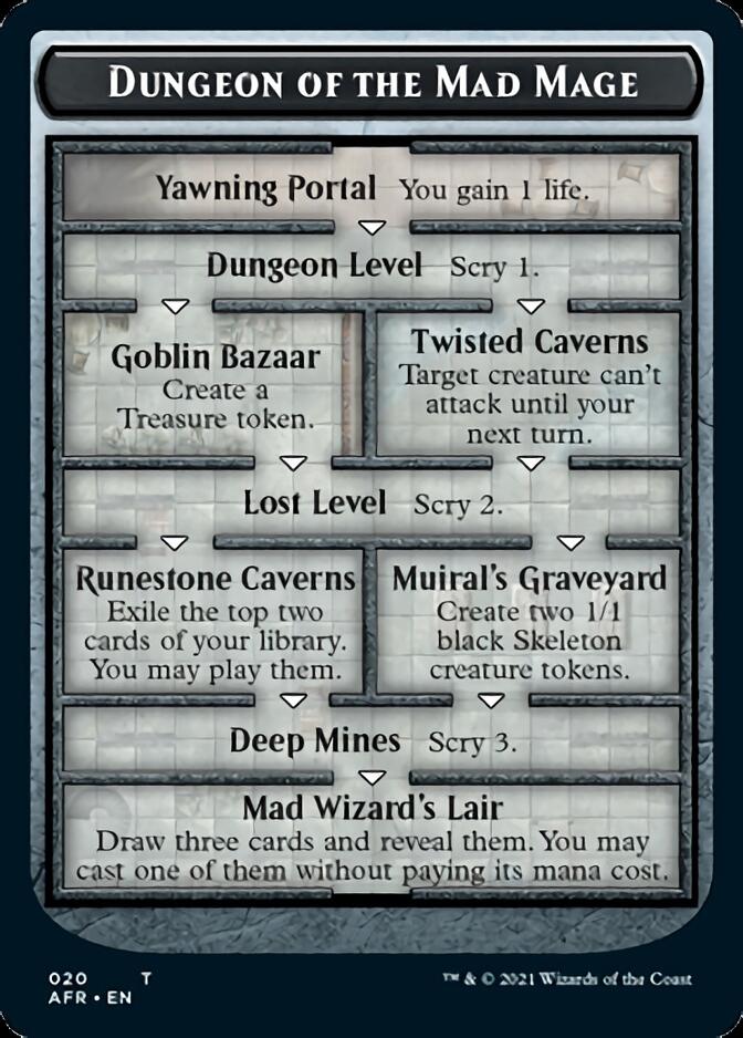 Dungeon of the Mad Mage // Lost Mine of Phandelver Double-Sided Token [Dungeons & Dragons: Adventures in the Forgotten Realms Tokens]-1