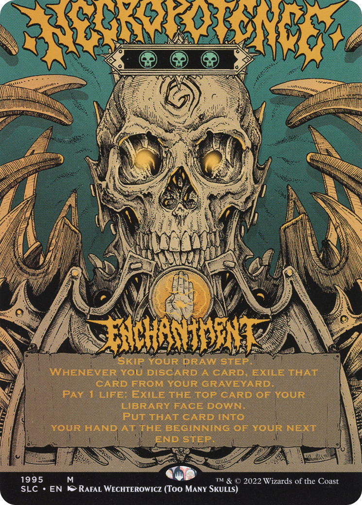 Necropotence (Borderless Alternate Art) [Secret Lair Countdown Kit]-1