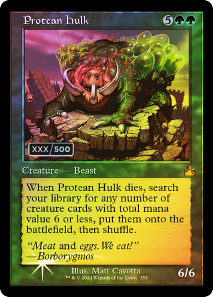Protean Hulk (Retro) (Serialized) [Ravnica Remastered]-1