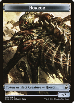 Horror Token (CMR-010) - Commander Legends Tokens Foil-1