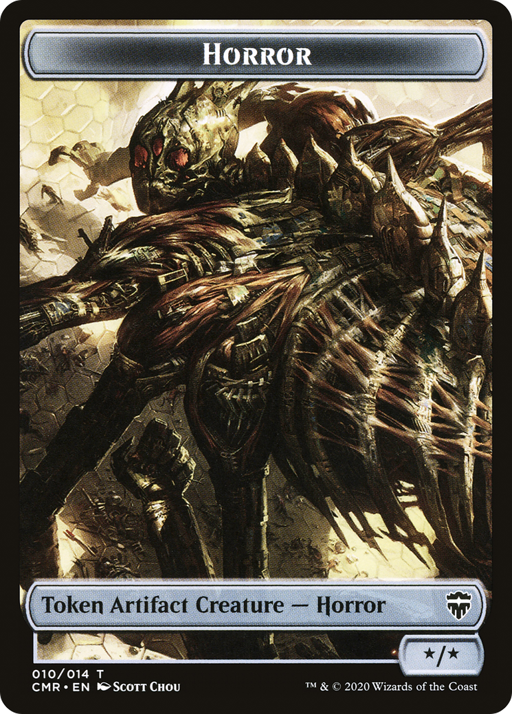 Horror Token (CMR-010) - Commander Legends Tokens Foil-1