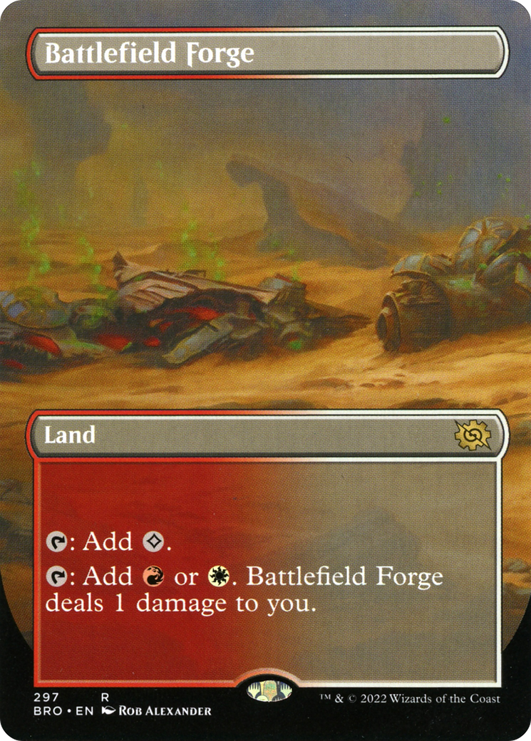 Battlefield Forge (Borderless Alternate Art) [The Brothers' War]-1