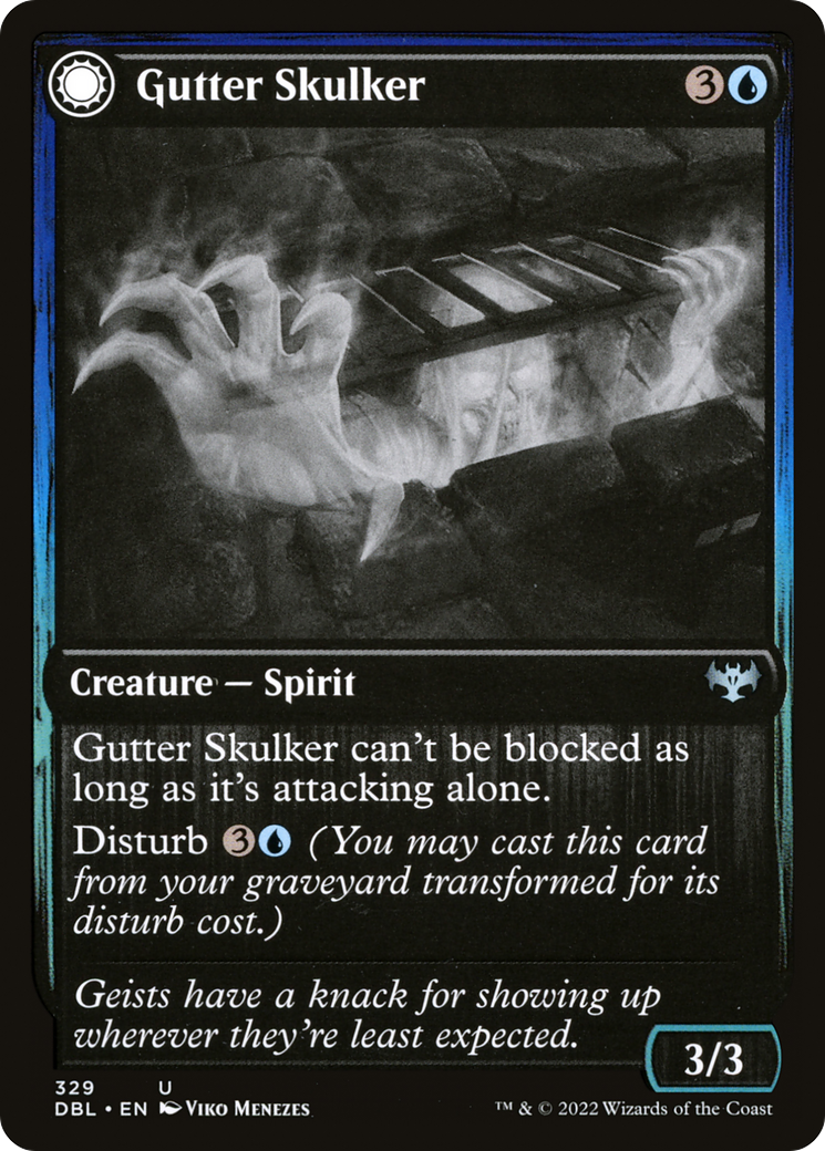 Gutter Skulker // Gutter Shortcut [Innistrad: Double Feature]-3