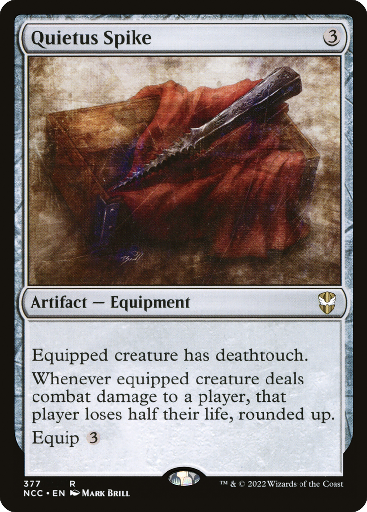 Quietus Spike [Streets of New Capenna Commander]-1