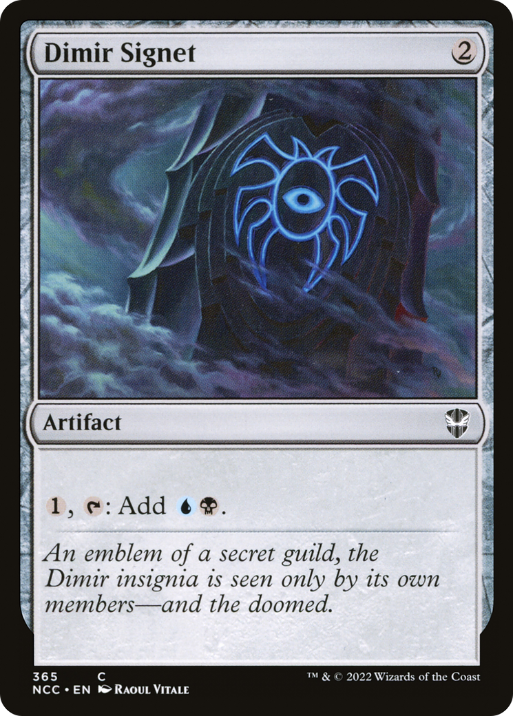 Dimir Signet [Streets of New Capenna Commander]-1