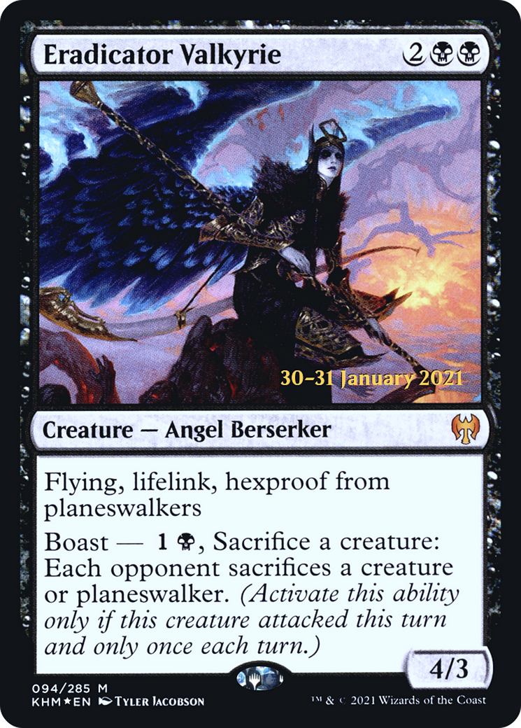 Eradicator Valkyrie [Kaldheim Prerelease Promos]-1
