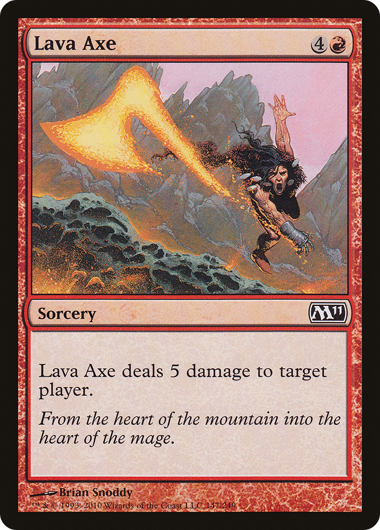 Lava Axe [Magic 2011]-1