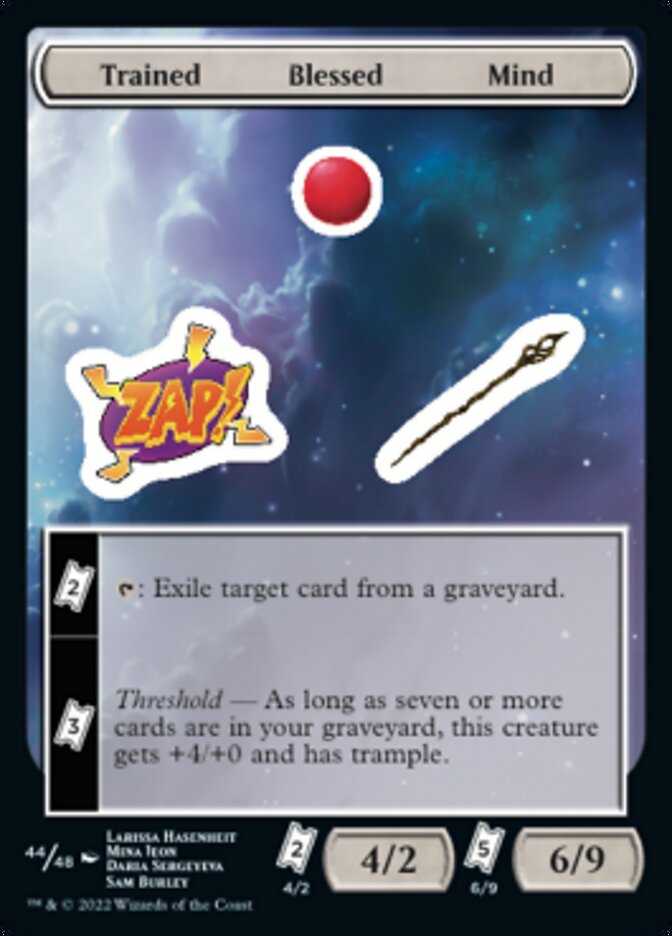 Trained Blessed Mind [Unfinity Stickers]-1