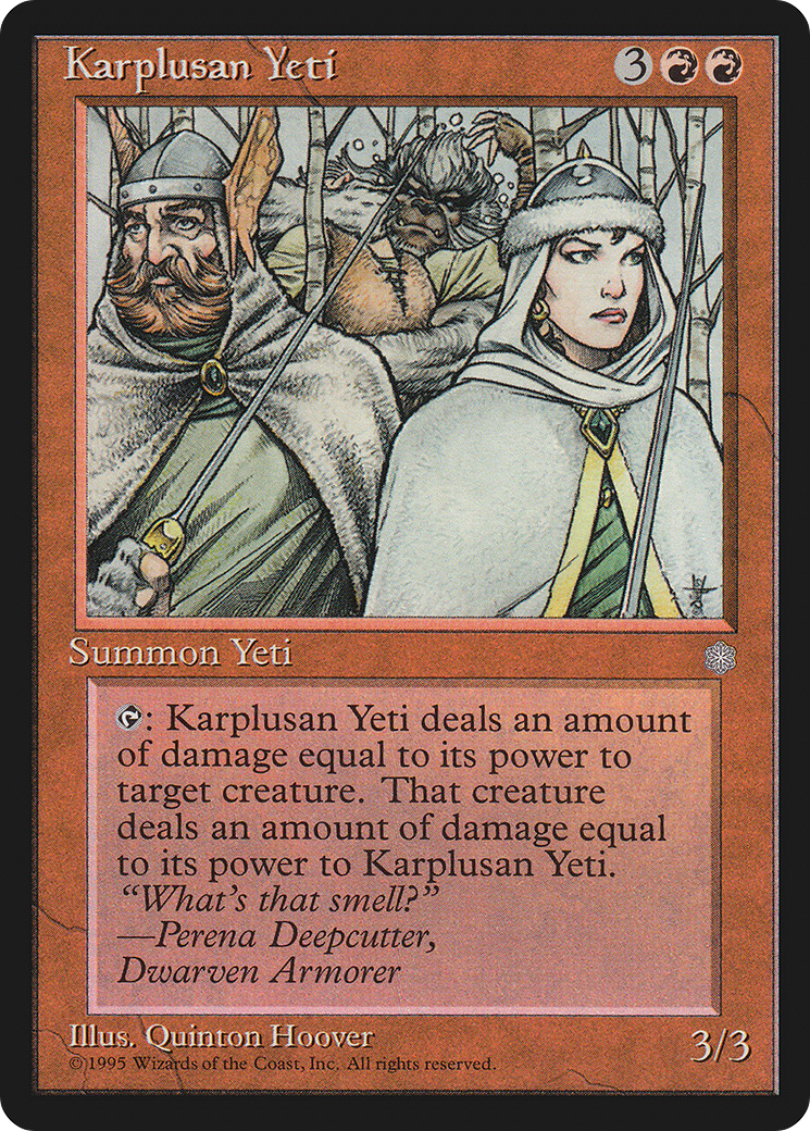 Karplusan Yeti [Ice Age]-1