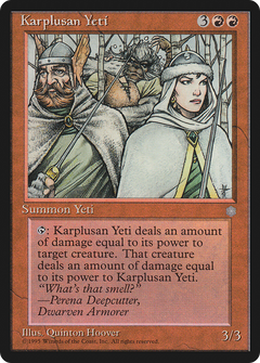Karplusan Yeti [Ice Age]-1