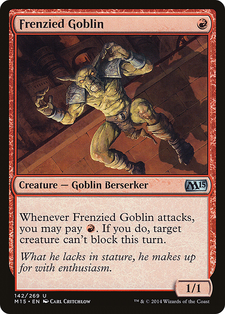 Frenzied Goblin [Magic 2015]-1