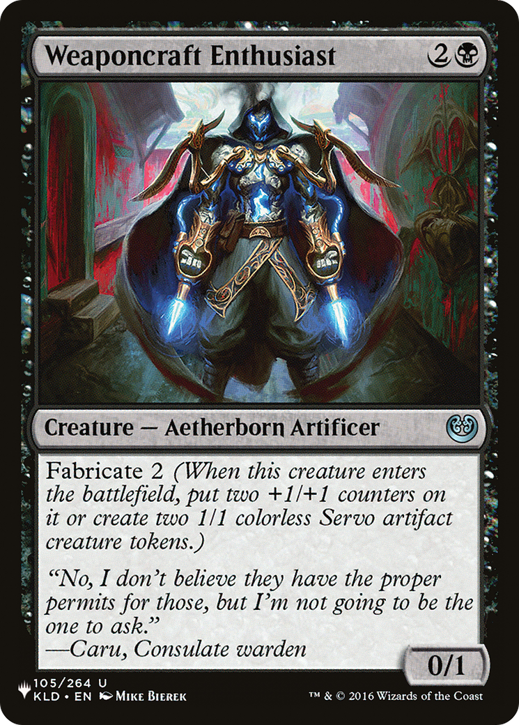 Weaponcraft Enthusiast [The List]-1