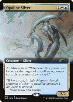 Opaline Sliver (Extended Art) [Secret Lair Drop Promos]-1